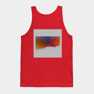 Aesthetic Orange Sunset Tank Top